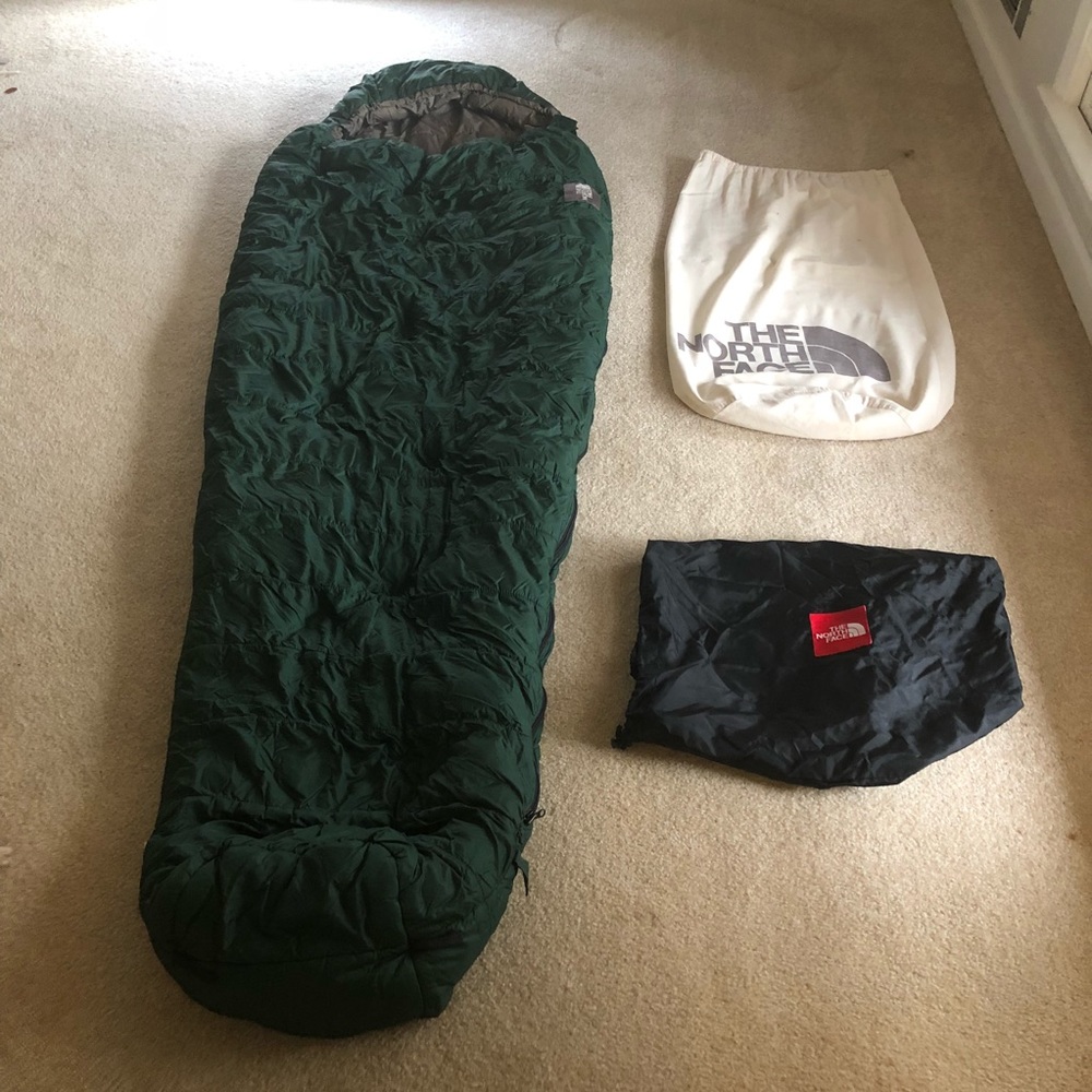 North Face sleeping bag